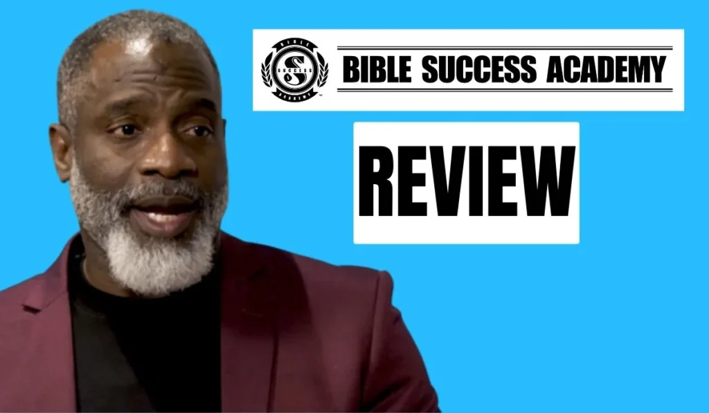 This image contains the photo of Myron Golden and Bible Success Academy Logo and Review