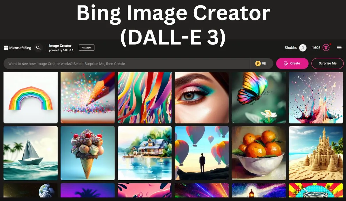 Bing Image Creator powered by DALL-E 3